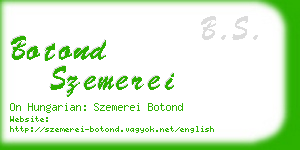 botond szemerei business card